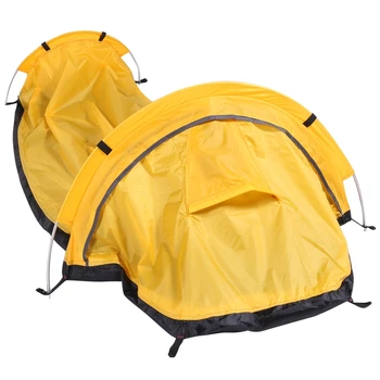 Сверхлегкая Бивачная Палатка Для одиночного человека, занимающаяся пешим туризмом, Бивачная Палатка, Водонепроницаемый Бивачный мешок для кемпинга на открытом воздухе, путешествия на выживание