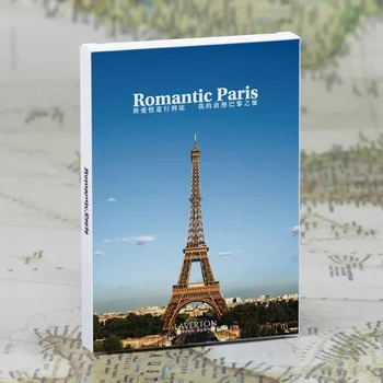 30 листов/ набор открыток-конвертов серии world scenery, Париж, Франция, городские пейзажи, ночные пейзажи, открытки