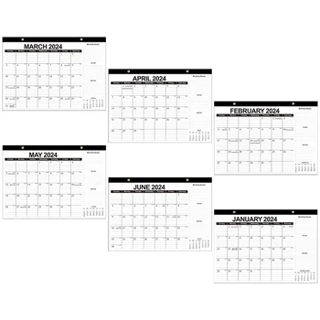 Планирование домашнего хозяйства Подвесной календарь Ежедневный Ежемесячный настенный календарь Офисный настенный календарь